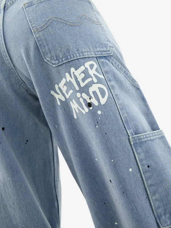 Denim: Graffiti (Baggy Fit) Women Jeans - Image 6