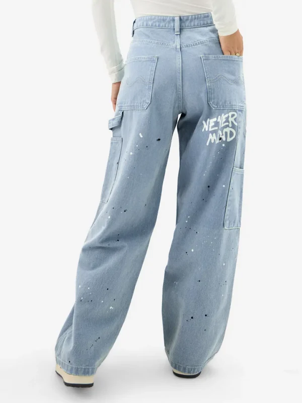 Denim: Graffiti (Baggy Fit) Women Jeans - Image 7